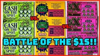 BATTLE Of The $1s!! Loose Change, Cash On The Spot & 5X! *Profit* | New York Lottery Scratch Offs