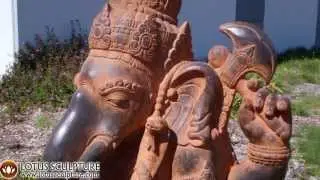 Large Garden Ganesh Statue, Big Stone Ganesh Outdoor Garden