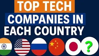 Top 5 Tech Giants by Country | India, USA, China & More 🚀 (Mind-Blowing Innovations!