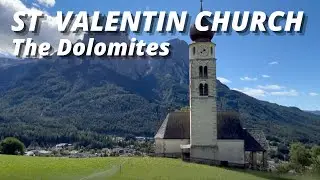 St Valentin Church in the Dolomites, Italy