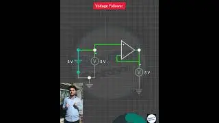 Simulation of Voltage Follower || Most important component of Electronics