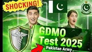 GDMO Pak Army Test Preparation 2025 |🎯 Complete Guide for Captain Doctor | Initial Test MCQs