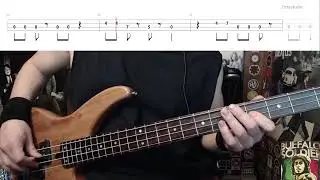 Buffalo Soldier by Bob Marley - Bass Cover with Tabs Play-Along