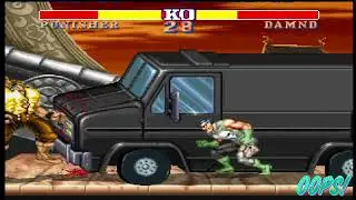 The Final Verdict 💣 PUNISHER vs DAMND ⚖️ street fighter mugen
