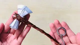 Homemade Thor's Stormbreaker DIY Using Soda Can