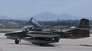 Станьте свидетелем легендарного самолёта A37 Dragonfly &mdash; легенды Вьетнама &mdash; авиашоу Southern Cali...