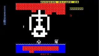 DUNGEON ESCAPE Walkthrough - 48K ZX Spectrum 2024 game! Gameplay! - DVDfeverGames