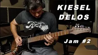 Kiesel Delos | D6X HSS Beryllium's | Classic Rock Style Jam #2