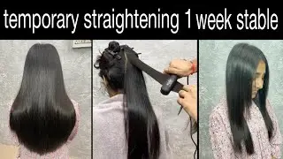 1 Month course / Free basic hair course / # 12 day / temporary straightening 1 week stable / ironing