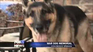 New memorial in Colorado Springs set to honor war dogs