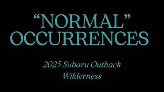 GAS LEAKING 2025 Subaru Outback Wilderness Gas Leak. Unsafe Faulty Car. Defective. Dangerous