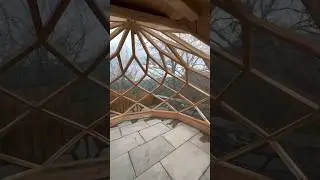 zome greenhouse from Trillium Domes plans!