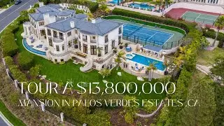 Inside a $13,800,000 Mansion With An Arcade Room | Palos Verdes Estates