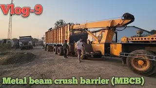 Finally MBCB pahuch gyi camp me @raghavsingh #civilengineering #roadconsturction