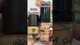 PAC Studio Hd Foundation L.A.Girl Hd Foundation #pacfoundation #lagirlfoundation #foundation #shorts