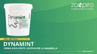 ZooPiro - Dynamint - Crema risolvente lenitiva per la mammella delle bovine, capre e pecore da latte