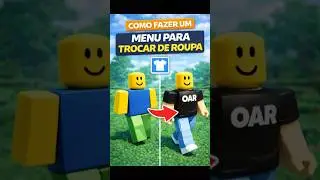 Como Trocar de Roupa no Roblox Studio (Menu de Roupas Passo a Passo)