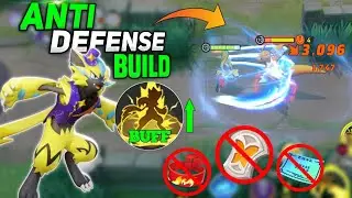 Use this build to penetrate through the defense of any Pokemon! Zeraora Pokemon unite