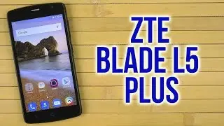 Распаковка ZTE Blade L5 Plus Black