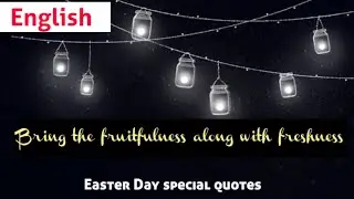 Easter day special quotes in English