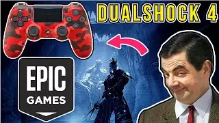 how to connect ps4 controller to epic games on pc (some games are not supported)