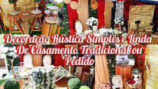 Decoração Rústica Simples e Linda de Casamento tradicional ou Pedido em Angola/ Erika Angolana