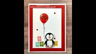 Let's CASE the Catalog Using the Penguin Place Stamp Set