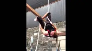 Corde Lisse (Rope) Tutorial - 8 - Catchers Hang/Hip Lock