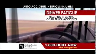 Ohio Injury Attorney for Truck Accidents -  Was The Truck Driver Tired?