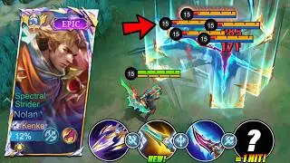NOLAN NEW UPDATED BUILD & EMBLEM 2026!! | GLOBAL NO.2 NOLAN BUILD & EMBLEM! (Must Abuse!) - MLBB