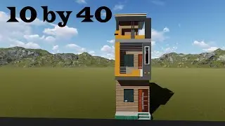 10x40 house plan with 3d elevation # 10 by 40 best house plan # 10*40 small home design