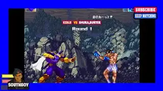 KENJI VS SHURA,BURTER STREET FIGHTER ALPHA3 MUGEN 2025