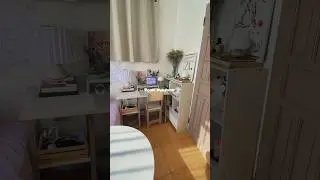 Small room makeover (9.5 sqm) aesthetic and pinterest style #roommakeover #smallroommakeover