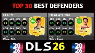 DLS 25 | TOP 30 BEST MIDFIELDERS IN DLS 26 [PREDICTION] | DREAM LEAGUE SOCCER 2026
