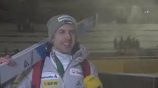 Simon Ammann harmitteli vaikeita olosuhteita Rukalla