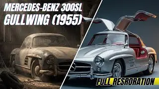 Full Rebuild: 1955 Mercedes-Benz 300SL Gullwing | Satisfying Car Restoration ASMR