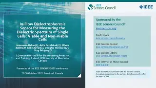 In-Flow Dielectrophoresis Sensor for Measuring the Dielectric Spectrum of Single Cells: Viable and
