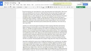 Narrative reflection directions
