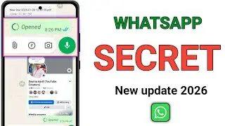 Secret Whatsapp View Once Feature Kaise Use Kare | Whatsapp New Update 2026