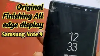 MobizoneTech Samsung Note 9 broken glass replacement.how to change edge display glass...