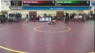 97 Men 152 Michael Beuoy Arizona vs David Johnson Ohio 4759493104
