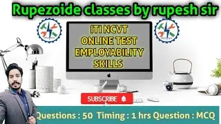 TEST - 01 ITI EMPLOYABILITY SKILLS ONLINE LIVE TEST | ITI NCVT EXAM PRACTICE TEST | ITI EXAM 2020