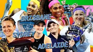 Champions of Warm Up Tournament in Australian Open (Brisbane, Adelaide, Sydney...) (2026 WTA Tennis)