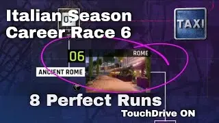 Asphalt 9 - Italian Season Career - Race 6 - Ancient Rome - 7 Perfect Runs - TouchDrive