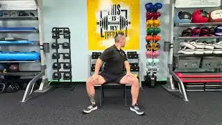SEated Butterfly stretch with twist