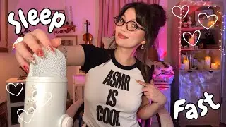 1 Hour Of Fast and Aggressive ASMR To Help You SLEEP FAST (RAMBLES, Hand Sounds)