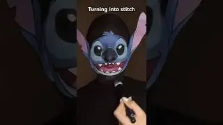 Stitch makeup #youtubeshorts #stitchsquad