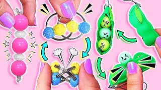 💥🎉😍 Сделай сам: горохохлопушка, цепочка для фиджетов, ВИРУСНЫЕ игрушки для TikTok POP IT Fidget! 😍🎉💥