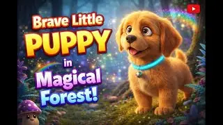 The Brave Little Puppy in the Magical Forest | 3D Kids Animation Story