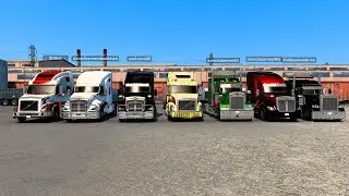 ATS 1.44 - Kenworth T800 Edition Special👑😎│Mapa Mapkalo │Manipuladora Volvo 2 Parte